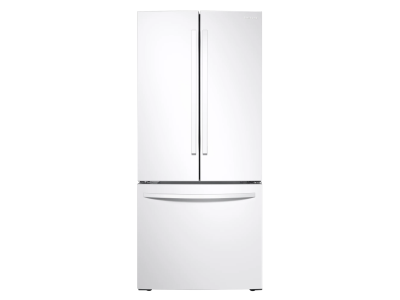 30" Samsung 22 Cu. Ft. French Door Refrigerator in White - RF220NFTAWW