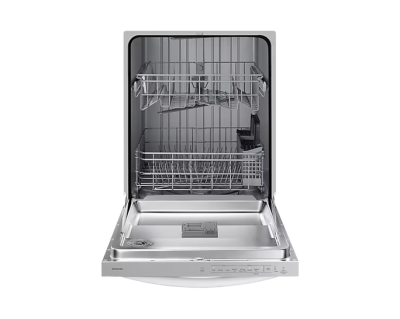 24" Samsung 53 dBA FingerPrint Resistant Dishwasher with Adjustable Rack - DW80CG4021WQAA