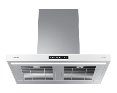 30" Samsung Bespoke 7 Series Hood with Triple Air Sensor in White Glass - NK30CB700W12AA