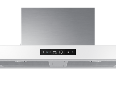 36" Samsung Bespoke 7 Series Chimney Hood with Triple Air Sensor - NK36CB700W12AA