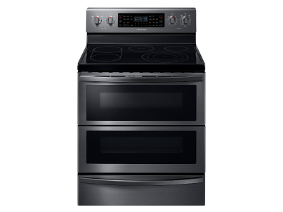 30" Samsung 5.9 Cu. Ft. Freestanding Electric Range with Flex Duo in Black Stainless Steel - NE59T7851WG/AC