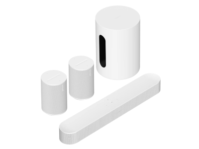 Sonos Immersive Set with Beam (Gen 2) Sub Mini and Era 100 - Immersive Set with Beam (Beam (Gen 2) Sub Mini Era 100) (W)