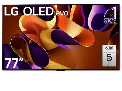 77" LG OLED77G4WUA OLED Evo 4K Smart TV