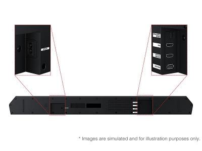 Samsung Q-Series Soundbar HW-Q600F 3.1.2ch Subwoofer - HW-Q600F/ZC