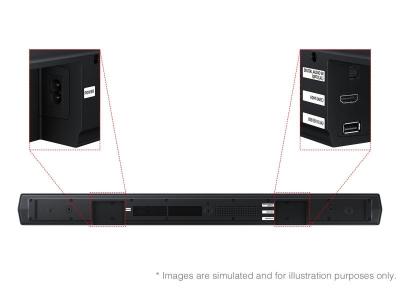 Samsung B-series 2.1 Channel Soundbar with Subwoofer - HW-B550F/ZC