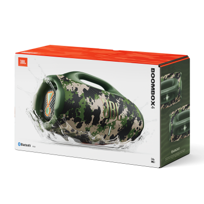 JBL Boombox 4 Portable Speaker in Squad - JBLBOOMBOX4SQUADAM