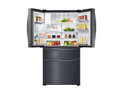 33" Samsung French Door Refrigerator with Door Ice Dispenser - RF25HMIDBSG