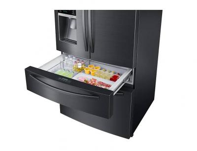 33" Samsung French Door Refrigerator with Door Ice Dispenser - RF25HMIDBSG