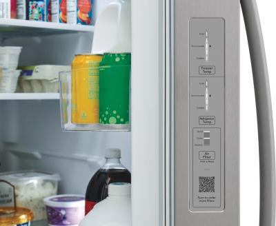 36" Frigidaire 26 Cu. Ft. Standard-Depth Side-by-Side Refrigerator - FRSN2610AF