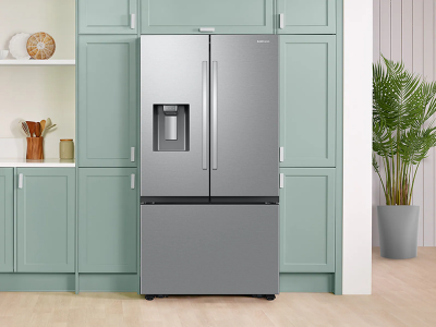 36" Samsung 3-Door French Door Refrigerator with External Water & Ice Dispenser - RF32CG5B30SRAA