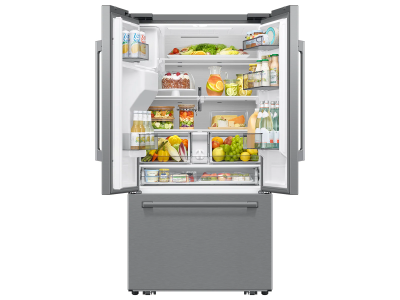 36" Samsung Bespoke AI 3-Door French Door Refrigerator - RF70H25GERAA