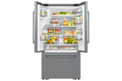 36" Samsung Bespoke AI 3-Door French Door Refrigerator - RF70H30GERAA