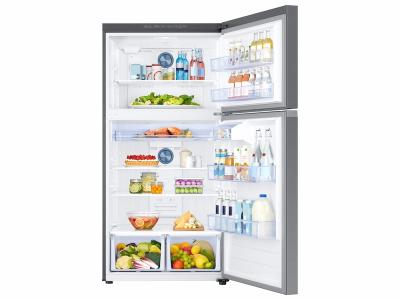 33" Samsung 21 cu. ft. Top Freezer Refrigerator with FlexZone - RT21M6213SR/AA