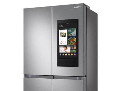 36" Samsung 23 Cu. Ft. 4-Door Flex Refrigerator with Family Hub and Beverage Center - RF23A9771SR/AC