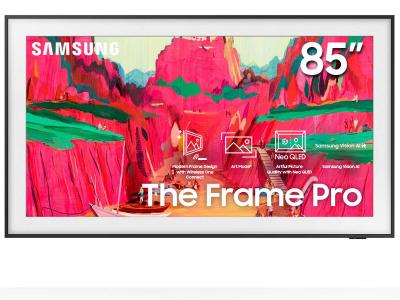 85" Samsung QN85LS03FWFXZC The Frame Pro 4K Vision AI Smart TV (2025) - Open Box