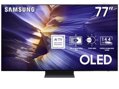 77" Samsung QN77S90FAFXZC OLED S90F 4K Vision AI Smart TV (2025) - Open Box 