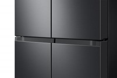 36" Samsung 29 Cu. Ft. French Door Refrigerator With Beverage Center In Black Stainless Steel - RF29A9671SG