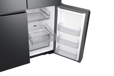36" Samsung 22.8 Cu. Ft. French Door Refrigerator With Beverage Center In Black Stainless Steel - RF23A9671SG
