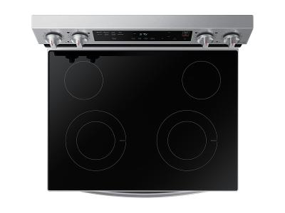 Samsung Electric Freestanding Range Fan Convection Oven with Air Fry 6.3 cu. ft.br - NE63F6510SR/AC