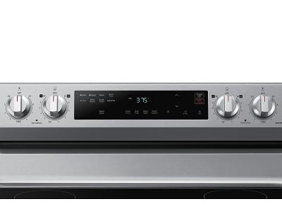 Samsung Electric Freestanding Range Fan Convection Oven with Air Fry 6.3 cu. ft.br - NE63F6510SR/AC