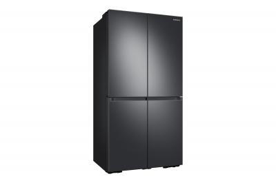 36" Samsung 22.8 Cu. Ft. French Door Refrigerator With Beverage Center In Black Stainless Steel - RF23A9671SG