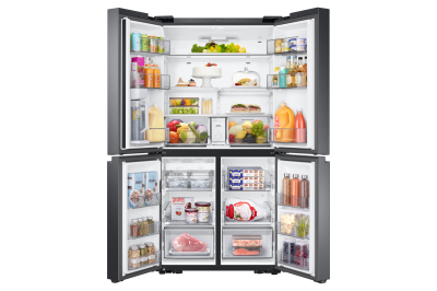 36" Samsung 29.2 Cu. Ft. French Door Refrigerator With AutoFill Water Pitcher In Black Stainless Steel - RF29A9071SG