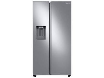 36" Samsung 27.4 cu. ft. Capacity Smart Side-by-Side Refrigerator in Stainless Steel - RS27T5201SR