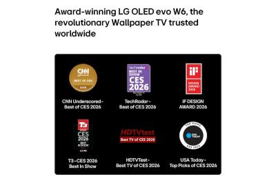 77" LG OLED77W6PUA Wallpaper OLED Evo AI W6 4K Smart TV (2026)