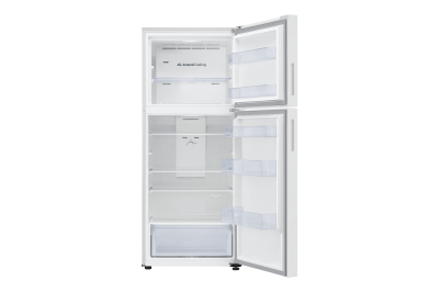 28" Samsung 16 Cu. Ft. Top Mount Refrigerator With All-Around Cooling In White - RT16A6105WW/AA