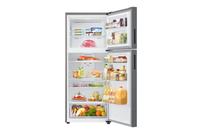 28" Samsung 16 Cu. Ft. Top Mount Refrigerator With All-Around Cooling In Stainless Steel - RT16A6105SR/AA