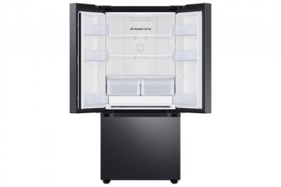 30" Samsung 22 Cu. Ft. French Door Refrigerator With Modern Design In Black Stainless Steel - RF22A4111SG/AA