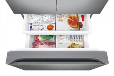 30" Samsung 22 Cu. Ft. French Door Refrigerator With Water Dispenser - RF22A4221SR/AA