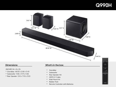 Samsung Q-Series Home Theater System - HW-Q990H/ZC