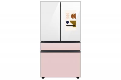 36" Samsung 22.5 Cu. Ft. Bespoke 4 Door French Door Refrigerator with Family Hub- RF23BB8900AWAC