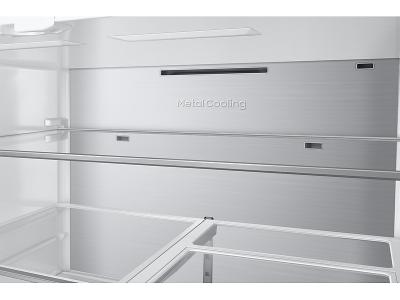 36" Samsung 29 Cu. Ft. Bespoke AI 4-Door French Door Refrigerator - RF70F29MERAA