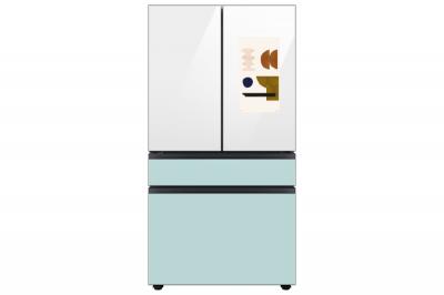 36" Samsung 28.6 Cu. Ft. Bespoke 4 Door French Door Refrigertor with Family Hub - RF29BB8900AWAC