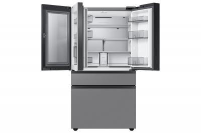 36" Samsung 22.8 Cu. Ft. Bespoke 4-door French Door Refrigerator With Beverage Center - RF23BB8600QLAA