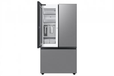36" Samsung 3 Door Bespoke French Door Refrigerator With Beverage Center - RF24BB6600QLAA