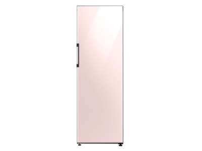 24" Samsung 14 Cu. Ft. Bespoke 1-door Column Refrigerator With Rose Pink Glass Panel - F-RR14T7414A32