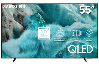 55" Samsung QN55Q7FAAFXZC QLED 4K Vision AI Smart TV (2025)
