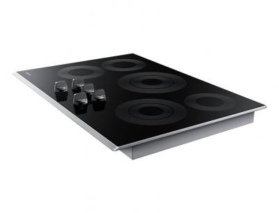 34" Samsung Electric Cooktop With 3.3 kW Rapid Boil Burner - NZ30K6330RS