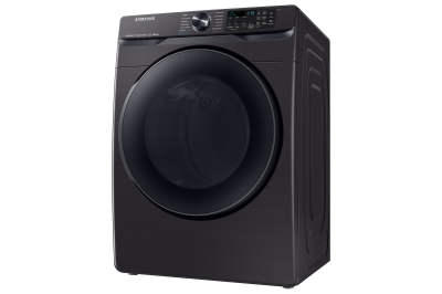 27" Samsung 7.5 Cu. Ft. Smart Electric Dryer With Steam Sanitize In Black Stainless Steel - DVE50R8500V