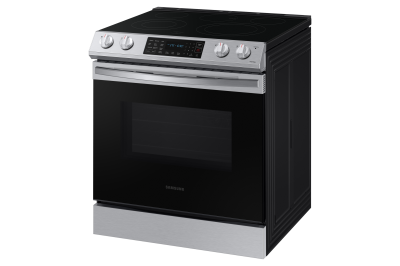 30" Samsung 6.3 Cu. Ft. Electric Range With Fan Convection In Stainless Steel - NE63T8311SS/AC