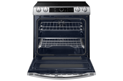 30" Samsung 6.3 Cu. Ft. Electric Range With Flex Duo And Air Fry In Stainless Steel - NE63T8751SS/AC