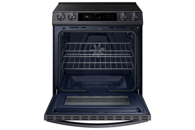 30" Samsung 6.3 Cu. Ft. Induction Range With Wi-Fi And Air Fry In Fingerprint Resistant Black Stainless Steel - NE63T8911SG/AC