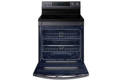 30" Samsung 6.3 cu.ft. Electric Range with Air Fry and Flex Duo - NE63A6751SG