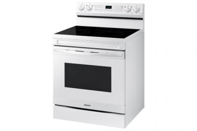 30" Samsung 6.3 Cu. Ft. Freestanding Electric Range With Built-In Wi-fi - NE63A6511SW