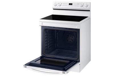 30" Samsung 6.3 Cu. Ft. Freestanding Electric Range With Built-In Wi-fi - NE63A6511SW