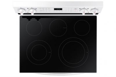 30" Samsung 6.3 Cu. Ft. Freestanding Electric Range With Built-In Wi-fi - NE63A6511SW