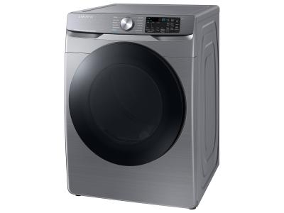27" Samsung Smart Electric Dryer with Steam Sanitize Plus In Platinum - DVE45B6300P/AC